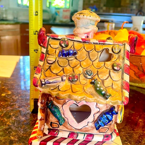 Heather Goldminc ceramic votive. c 2002 Blue Sky Corp. Clayworks - Picture 4 of 5